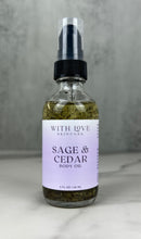 Load image into Gallery viewer, Sage &amp; Cedar Body Oil
