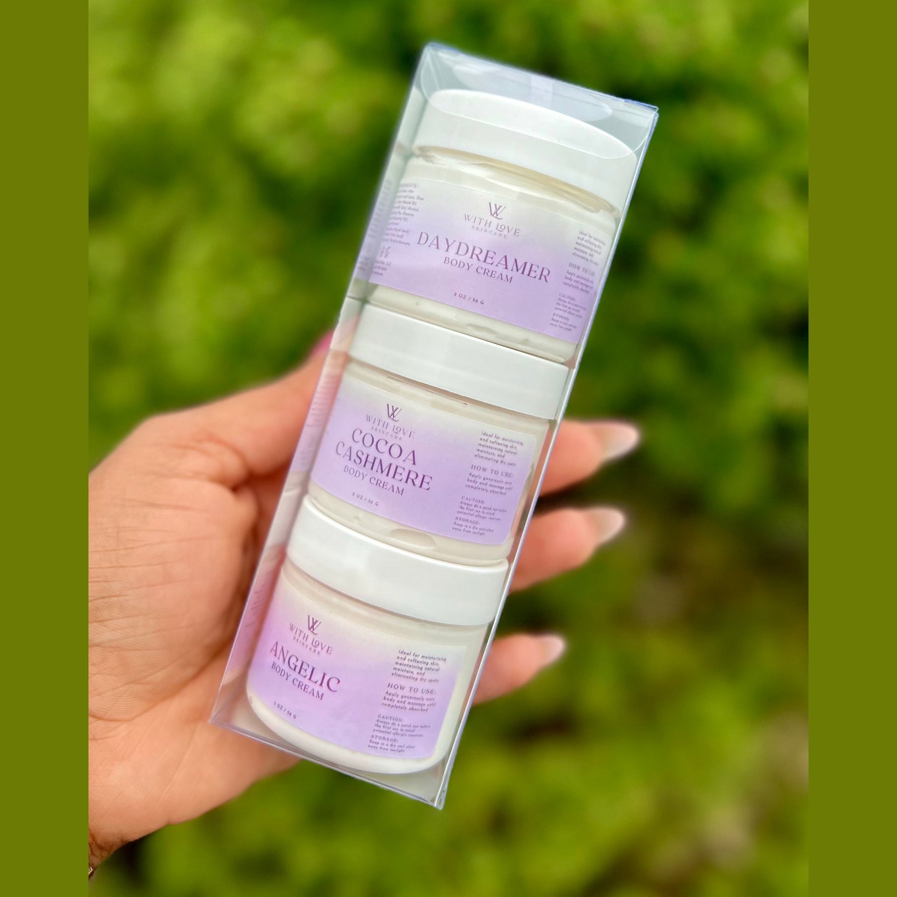 Whipped Body Cream Trio Set – With Love Skincare Whipped Body Cream Trio Set – With Love Skincare