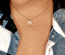 Load image into Gallery viewer, Old English Initial Necklace
